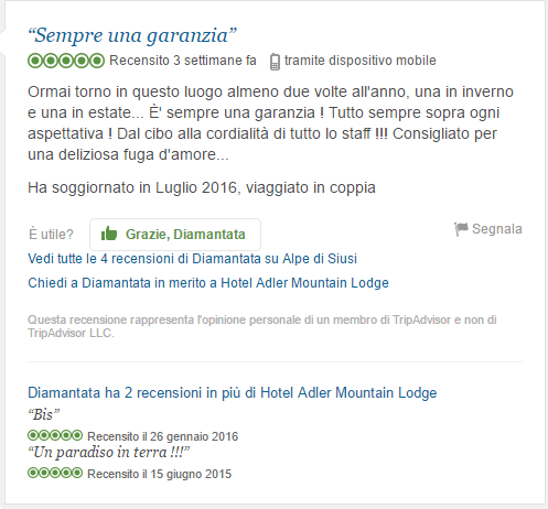 10.Recensione Adler Mountain Lodge