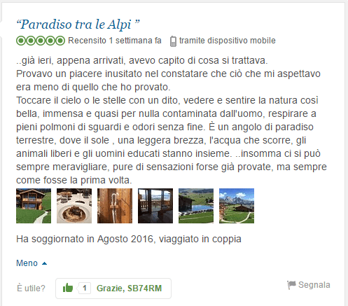 3.Recensione dell'Hotel Adler Mountain Lodge - Alpe di Siusi